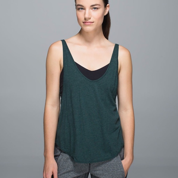 lululemon athletica Tops - lululemon Twist & Turn Tank in Fuel Green & Black